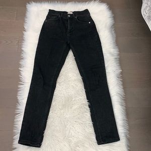 French Connection High-Waisted Black Skinny Jeans